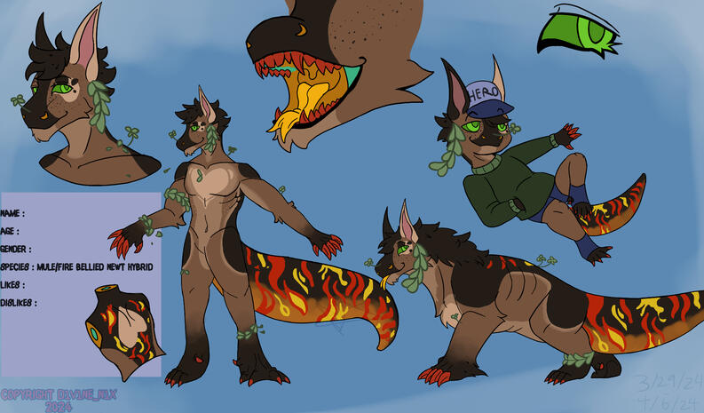 Custom reference sheet (2024)